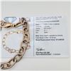 Image 2 : 3.93 ctw Diamond 14K Yellow Gold Link Bracelet