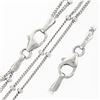 Image 8 : 14k White Gold 2.06 ctw GIA Large Diamond Open Swirl Dangle Pendant w/ Dual Chai
