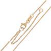 Image 1 : NEW 14k Rose Gold 0.15 ctw Round Light Champagne Diamond Solitaire Pendant & Cha