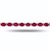 Image 3 : 19.40 ctw Ruby and 1.03 ctw Diamond 14K Yellow Gold Bracelet
