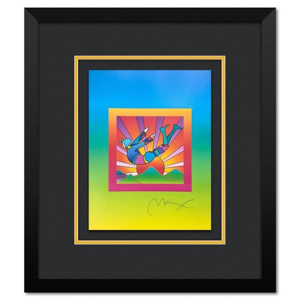 Cosmic Flyer With Sun on Blends Ver II by Peter Max