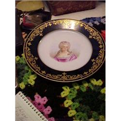 Antique Plate with Baroque Era Motif