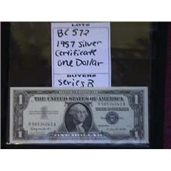 1957 Silver Certificate One Dollar