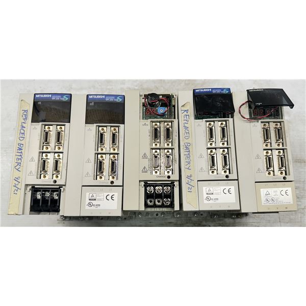 (5) Mitsubishi #MR-J2S-100B AC Servo Drivers