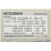 Image 4 : Mitsubishi #FR-A220E-5.5K-UL Inverter