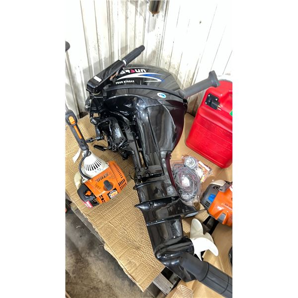 PARSUN 15HP, F15BML LONGSHAFT FOUR STROKE MANUAL START OUTBOARD MOTOR WITH TILLER HANDLE CONTROL