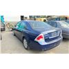 Image 2 : 2007 FORD FUSION SE, 4DR SEDAN, BLUE, VIN 3FAHP07Z67R188476