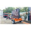Image 2 : 2021 VER-MAC TRA/REM, TRAFFIC SIGN, SINGLE AXLE, ORANGE, VIN 2SGUS3118MS000160