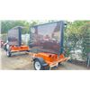 Image 2 : 2019 VER-MAC TRA/REM TRAFFIC SIGN, SINGLE AXLE, ORANGE, VIN 2S9US3112KS132223
