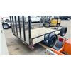 Image 2 : 2021 BIG TEX UTILITY TRAILER, BLACK, VIN 16V1U1319M4067542