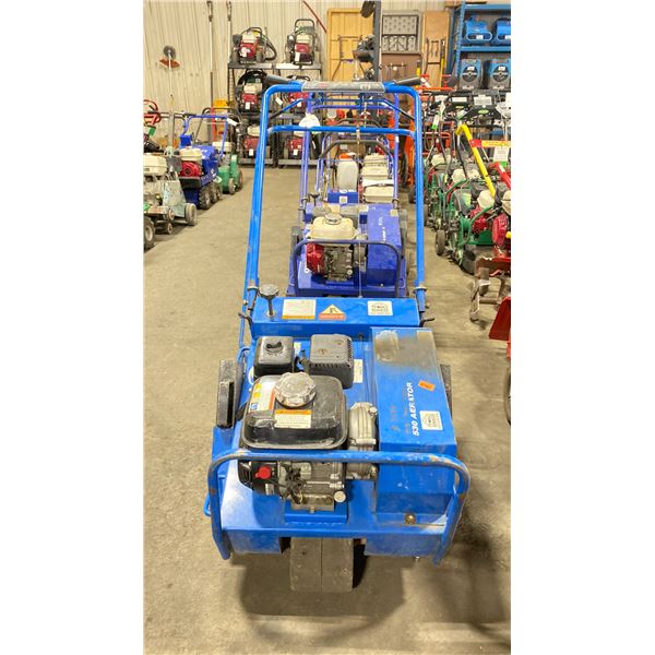 BLUEBIRD 19" WALK BEHIND GAS POWERED LAWN AERATOR 530 WITH HONDA GX120