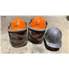 Image 2 : BIN OF SAFETY GEAR INCLUDING EAR PROTECTION, HI VIS VESTS, HELMETS & FACE SHIELD SCREENS