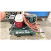 Image 2 : ROLAIR HONDA GX 120 DUAL TANK PORTABLE GAS POWERED INDUSTRIAL AIR COMPRESSOR WITH AIR HOSE