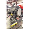 Image 2 : AEROQUIP 14" ELECTRIC INDUSTRIAL METAL CUTTING CHOP SAW ON  HEAVY DUTY 62"W X 26"D X 37"H METAL