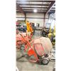 Image 2 : ORANGE MOBILE ELECTRIC INDUSTRIAL CEMENT MIXER WITH STAND