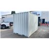 Image 3 : GREY 12' 10,120 MAX CAPACITY INDUSTRIAL OFFICE / SECURITY TRANSPORT CONTAINER WITH