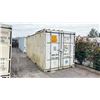 Image 1 : BEIGE 20' HC, 52,910 MAX CAPACITY INDUSTRIAL TRANSPORT CONTAINER WITH DUAL SWING REAR DOORS
