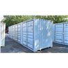 Image 2 : GREY 40' HC, 52,910 MAX CAPACITY INDUSTRIAL TRANSPORT CONTAINER WITH 4 DUAL SWING SIDE DOORS