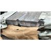Image 3 : STACK OF 100 SKLP DARK GREY 12"L X 37"W INDUSTRIAL CORRUGATED METAL ROOF / WALL SHEETING