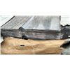 Image 3 : STACK OF 100 SKLP DARK GREY 12"L X 37"W INDUSTRIAL CORRUGATED METAL ROOF / WALL SHEETING