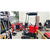 Image 2 : MIVA INDUSTRIAL VA15 RED GAS POWERED RUBBER TRACK MINI EXCAVATOR WITH ATTACHED