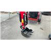Image 3 : MIVA INDUSTRIAL VA15 RED GAS POWERED RUBBER TRACK MINI EXCAVATOR WITH ATTACHED