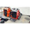 Image 2 : MMS MS380R RED GAS POWERED 23HP 661.39LBS MAX CAPACITY RUBBER TRACK RIDE ON MINI SKID STEER