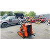 Image 2 : MMS MS36C ORANGE GAS POWERED 13.5HP 770LBS MAX CAPACITY RUBBER TRACK RIDE ON MINI SKID STEER
