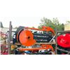 Image 2 : GIYI 2025 BLACK / ORANGE GY-X39 INDUSTRIAL 39" HYDRAULIC MINI SKID STEER TRENCHER ATTACHMENT