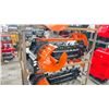 Image 2 : GIYI 2025 BLACK / ORANGE GY-X39 INDUSTRIAL 39" HYDRAULIC MINI SKID STEER TRENCHER ATTACHMENT