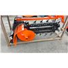 Image 2 : GIYI 2025 BLACK / ORANGE GY-X39 INDUSTRIAL 39" HYDRAULIC MINI SKID STEER TRENCHER ATTACHMENT