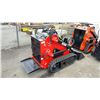 Image 2 : MMS MS380R RED GAS POWERED 23HP 661.39LBS MAX CAPACITY RUBBER TRACK RIDE ON MINI SKID STEER