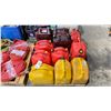Image 1 : PALLET OF ASSORTED JERRY CANS