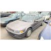 Image 1 : 1992 HONDA ACCORD EX-R, 4DRSD, GREY, VIN JHMCB7673NC806455
