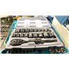 Image 3 : LARGE ASSORTMENT OF SMALL HAND TOOLS, SOCKET SET, DRILL & DRIVER SET AND  (2) BAR CLAMPS
