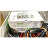 Image 3 : BOX OF ASSORTED ELECTRICAL - POWER CORDS, WIFI SMART CAMERA, CONTROL PEDAL,
