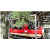 Image 1 : RED 3PCS INDUSTRIAL SKID STEEL HYDRAULIC AUGER ATTACHMENT