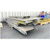 Image 2 : PALLET OF 9 ASSORTED INDUSTRIAL SCAFFOLDING WALK PLANK SECTIONS *MUST TAKE ALL ON PALLET*