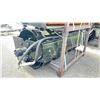 Image 2 : GIYI GY-CW59 BLACK 70" HYDRAULIC SKID STEER COMPACTOR WHEEL ATTACHMENT