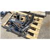 Image 2 : MIVA BLACK MINI EXCAVATOR 25" HEADACHE RACK ATTACHMENT WITH FORKS