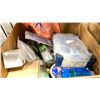 Image 2 : BOX OF ASSORTED ELECTRONICS AND ELECTRICAL HARDWARE