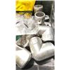 Image 3 : BLACK PLASTIC ORGANIZER BOX WITH ASSORTED ITEMS - WELDING GLOVES, SAFETY GLASSES, ETC