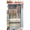 Image 3 : BLACK PLASTIC ORGANIZER BOX WITH ASSORTED TOOLS - LARGE DRILL BITS, REAMERS, BUSHING