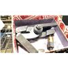 Image 4 : BLACK PLASTIC ORGANIZER BOX WITH ASSORTED TOOLS - LARGE DRILL BITS, REAMERS, BUSHING
