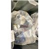 Image 2 : BLACK PLASTIC ORGANIZER BOX WITH MARINE HARDWARE - STAINLESS STEEL  PULLEY'S, SHEAVES,