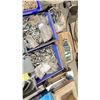 Image 3 : PALLET OF ASSORTED INDUSTRIAL FITTINGS, PINS, BRAIDED CABLE, TORCHE HEADS & ELECTRICAL CLAMPS