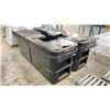 Image 2 : PAIR OF COMMERCIAL PAN-OSTON LEFT & RIGHT RETAIL CHECKOUT COUNTERS WITH CONVEYORS