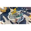 Image 2 : PALLET OF INDUSTRIAL WATER PUMP SUCTION HOSES & WHEEL LOCK/ IMMOBILIZER *NO KEYS*