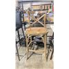 Image 3 : 4 ASSORTED DESIGNER BAR CHAIRS