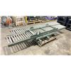 Image 1 : 2 - HYTROL INDUSTRIAL 120"L X 18"W ROLLER CONVEYOR SECTIONS & 1 - HYTROL INDUSTRIAL 60"L X 18"W